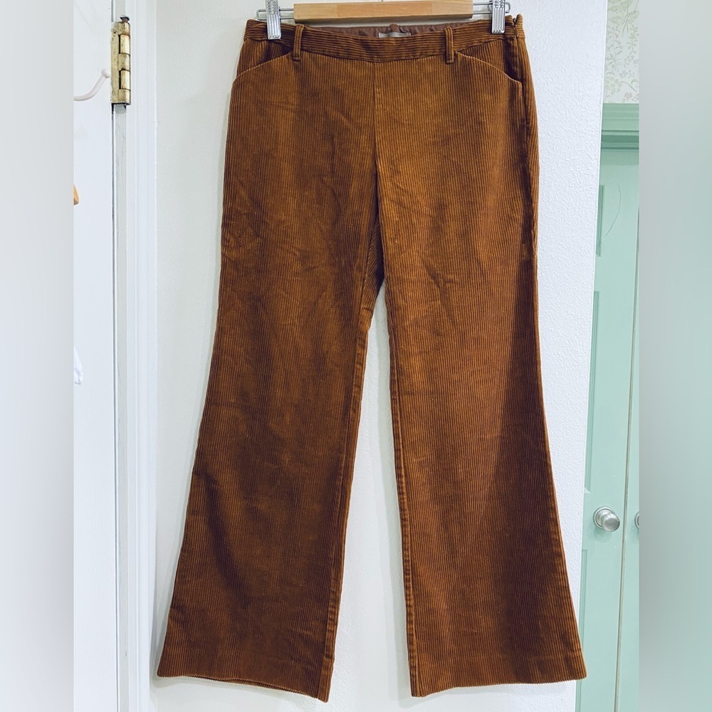 J. Crew Low Rise Tan Corduroy Trousers Size 4P